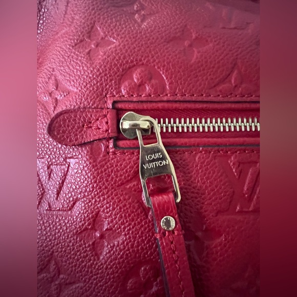 Louis Vuitton Monogram Empreinte Bastille MM- Red - Picture 8 of 12